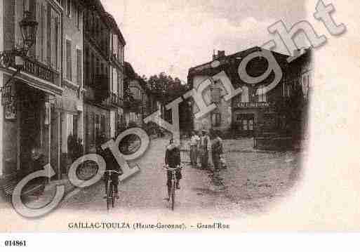 Ville de GAILLACTOULZA, carte postale ancienne