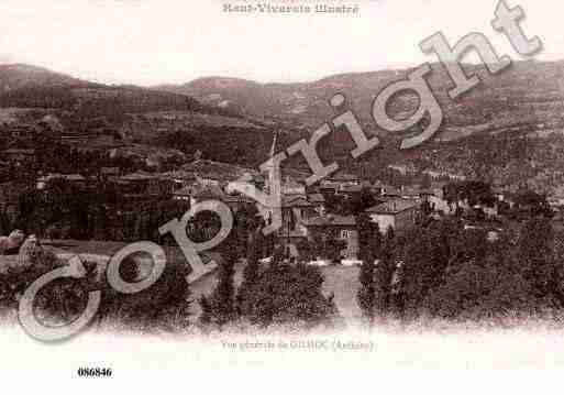 Ville de GILHOCSURORMEZE, carte postale ancienne