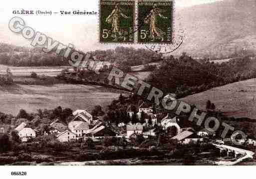 Ville de GLERE, carte postale ancienne