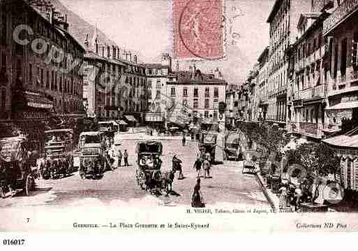 Ville de GRENOBLE, carte postale ancienne