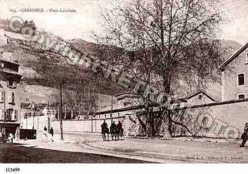 Ville de GRENOBLE, carte postale ancienne