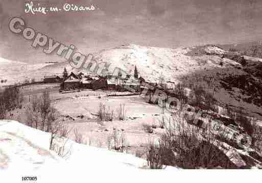 Ville de HUEZ, carte postale ancienne