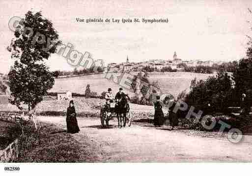 Ville de LAY, carte postale ancienne