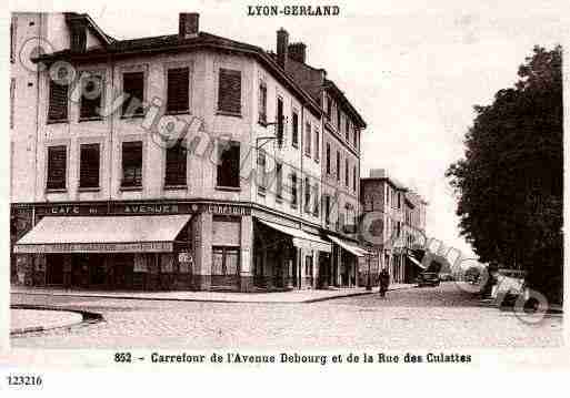 Ville de LYON, carte postale ancienne