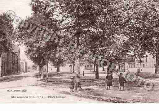 Ville de MARENNES, carte postale ancienne