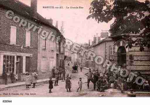 Ville de MAREUILSURAY, carte postale ancienne