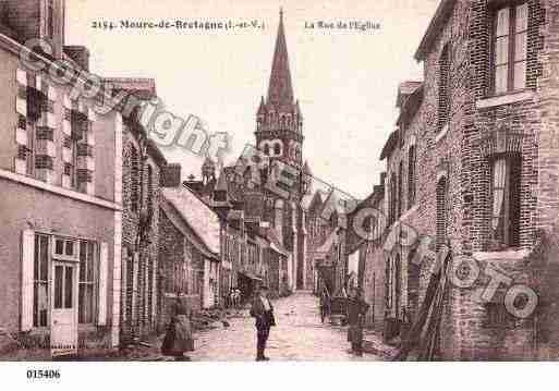 Ville de MAUREDEBRETAGNE, carte postale ancienne