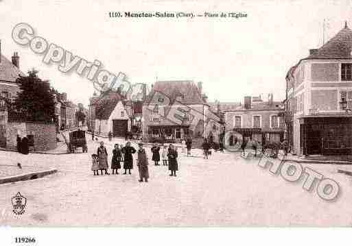 Ville de MENETOUSALON, carte postale ancienne