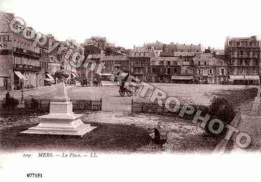 Ville de MERSLESBAINS, carte postale ancienne