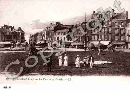 Ville de MERSLESBAINS, carte postale ancienne