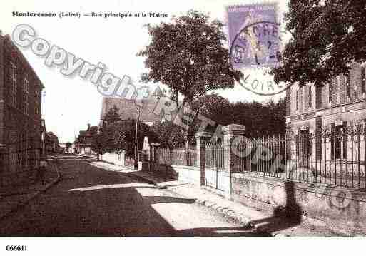 Ville de MONTCRESSON, carte postale ancienne