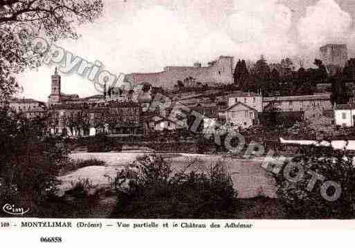 Ville de MONTELIMAR, carte postale ancienne