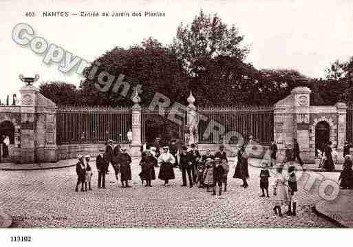 Ville de NANTES, carte postale ancienne