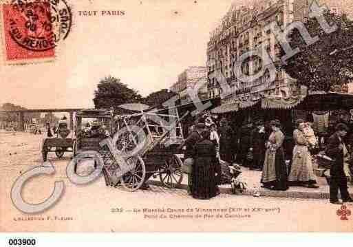 Ville de PARIS12, carte postale ancienne