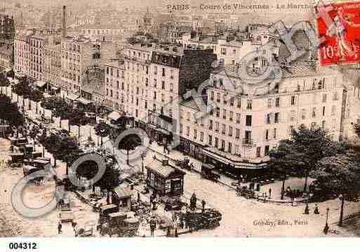 Ville de PARIS12, carte postale ancienne