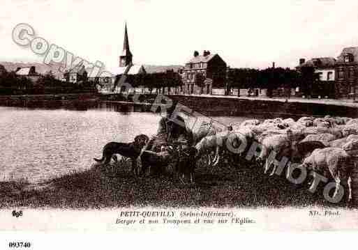 Ville de PETITQUEVILLY(LE), carte postale ancienne