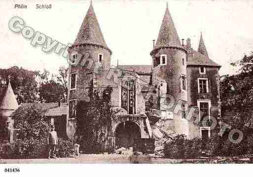 Ville de PHLIN, carte postale ancienne