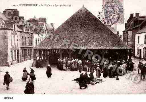 Ville de QUESTEMBERT, carte postale ancienne