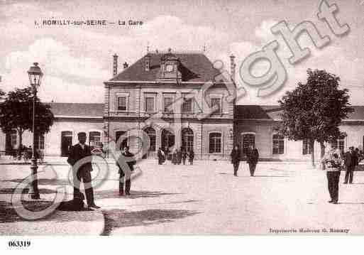 Ville de ROMILLYSURSEINE, carte postale ancienne