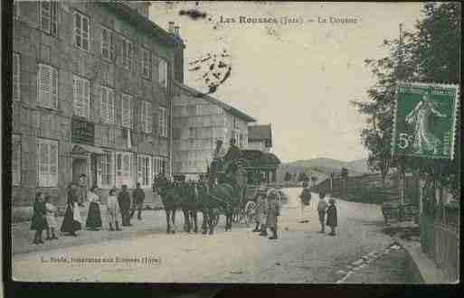 Ville de ROUSSES(LES), carte postale ancienne