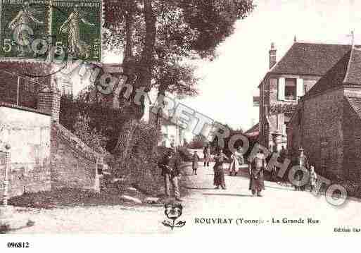 Ville de ROUVRAY, carte postale ancienne