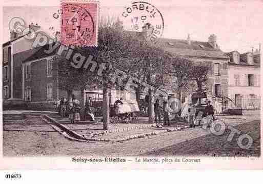 Ville de SOISYSURSEINE, carte postale ancienne