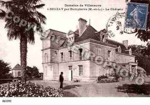 Ville de SOUZAYCHAMPIGNY, carte postale ancienne