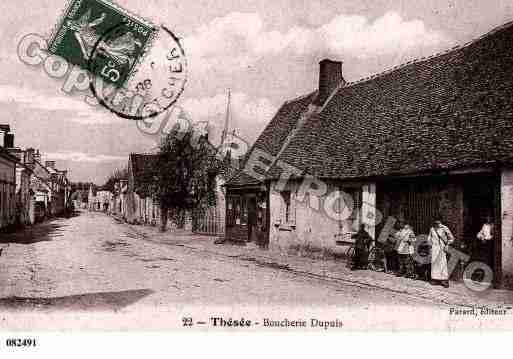 Ville de THESEE, carte postale ancienne