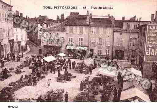 Ville de TOUL, carte postale ancienne