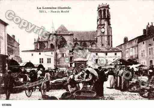 Ville de TOUL, carte postale ancienne