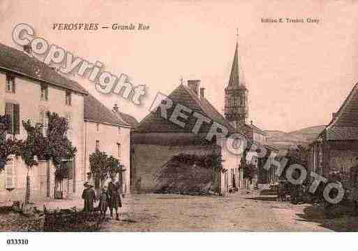 Ville de VEROSVRES, carte postale ancienne