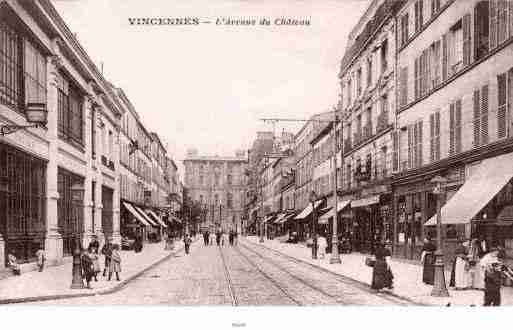 Ville de VINCENNES, carte postale ancienne