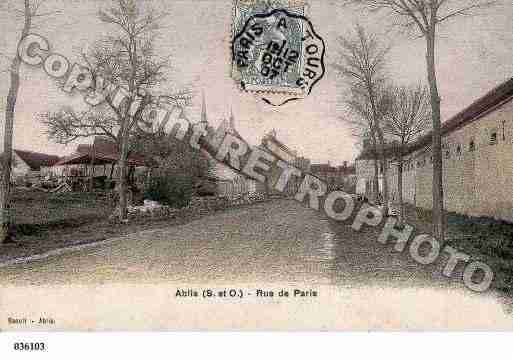 Ville de ABLIS, carte postale ancienne