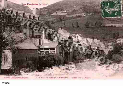 Ville de ARREAU, carte postale ancienne