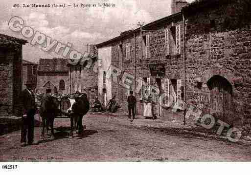 Ville de BESSAT(LE), carte postale ancienne