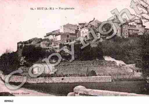 Ville de BIOT, carte postale ancienne