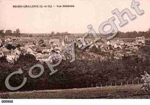 Ville de BOISSYL'AILLERIE, carte postale ancienne