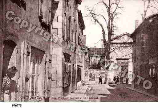 Ville de BOURGOINJALLIEU, carte postale ancienne