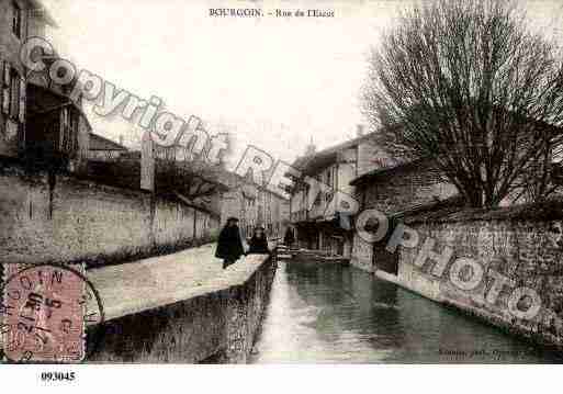 Ville de BOURGOINJALLIEU, carte postale ancienne