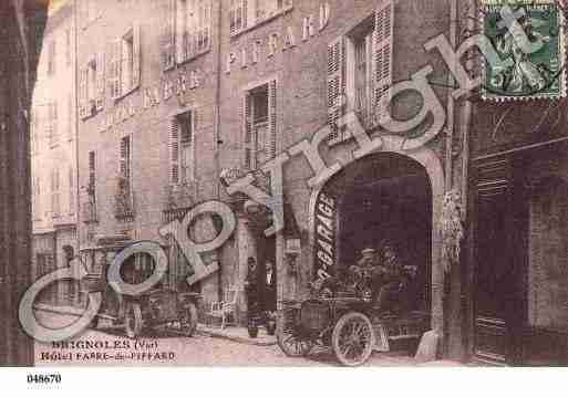 Ville de BRIGNOLES, carte postale ancienne