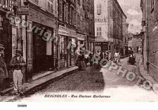 Ville de BRIGNOLES, carte postale ancienne