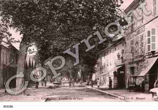 Ville de CHALAIS, carte postale ancienne