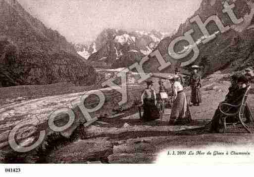 Ville de CHAMONIXMONTBLANC, carte postale ancienne