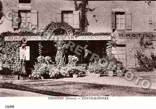 Ville de CHAUNAY, carte postale ancienne