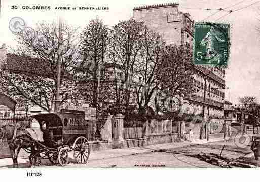 Ville de COLOMBES, carte postale ancienne