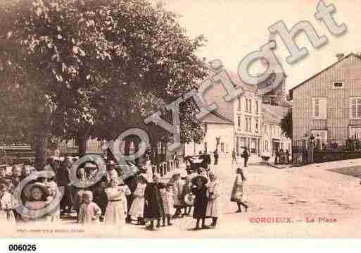 Ville de CORCIEUX, carte postale ancienne