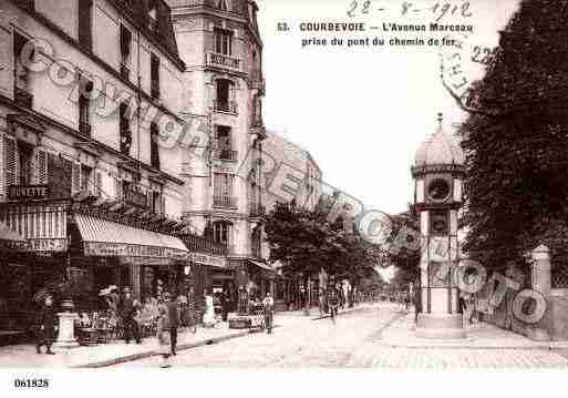 Ville de COURBEVOIE, carte postale ancienne