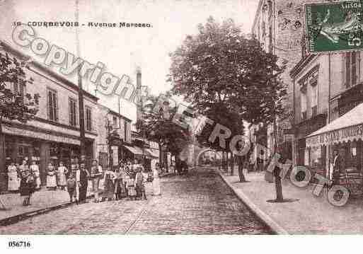 Ville de COURBEVOIE, carte postale ancienne