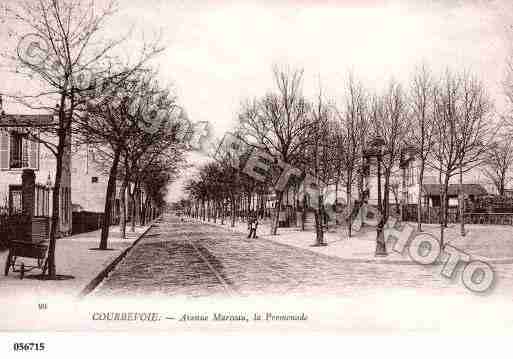 Ville de COURBEVOIE, carte postale ancienne