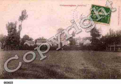 Ville de COUSSERGUES, carte postale ancienne